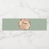 水の色素朴木切りセージ緑 ペットボトルラベル (シングルラベル)