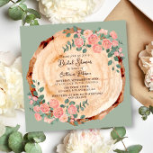 水の色素朴木切りセージ緑 招待状