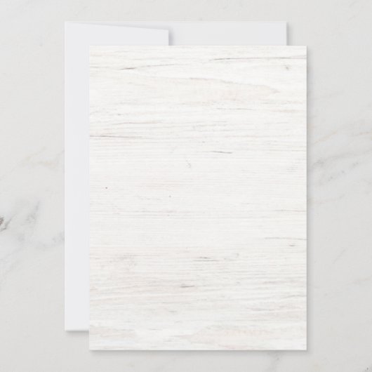 水の色素朴蝶ガールベビーシャワー 招待状 (裏面)