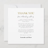 水の色結婚のガウンありがとう (裏面)