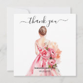 水の色結婚のガウンありがとう (正面)