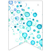 水の色結婚の バンティングフラッグ (第2の旗)