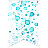 水の色結婚の バンティングフラッグ (第3の旗)