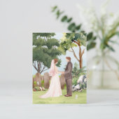 水の色結婚の ポストカード (スタンド正面)