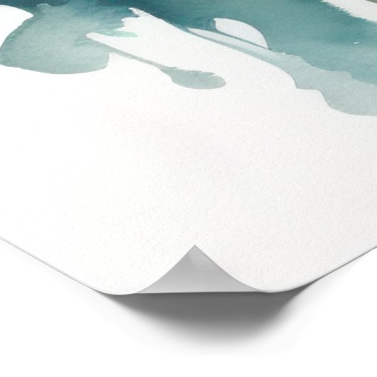 水の色絵を描のベネチアンマスク3:2 XII ポスター (角)