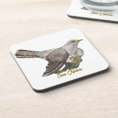 水の色絵を描はカッコウ コースター (左側)