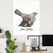 水の色絵を描はカッコウ ポスター (ホームオフィス)