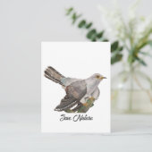 水の色絵を描はカッコウ ポストカード (スタンド正面)