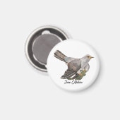 水の色絵を描はカッコウ マグネット (正面/裏面)