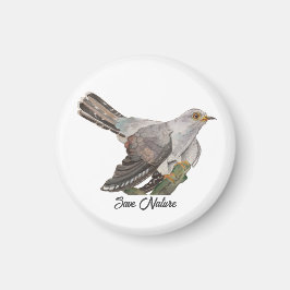 水の色絵を描はカッコウ マグネット