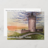 水の色絵を描ズ、ドオリン、クレア ポストカード (正面/裏面)