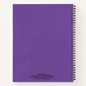 水の色絵を描付き/メアリー・オリバー詩"ワイルドゲーゼ" ノートブック (裏面)