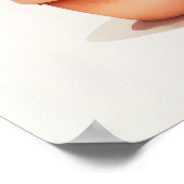 水の色絵画のハウスプラントポットIV ポスター (角)