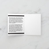 水の色絵画のボクサー+パラダイス,カリフォルニア州の火災物語 サンキューカード (内部)