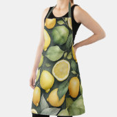 水の色絵画のレモン エプロン (インサイチュ)