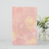 水の色絵画の背景。 便箋 (スタンド正面)