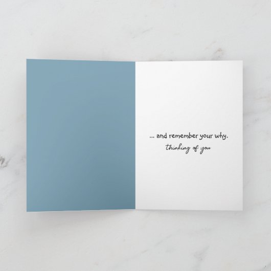 水の色考えの鳥 カード (内部)