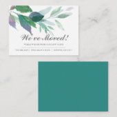 水の色葉の新しいホームの動きの発表 エンクロージャーカード (正面/裏面)