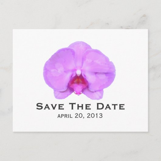 水の色蘭インスパイア日付はがきを保存 案内ポストカード (正面)