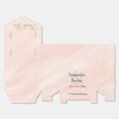 水の色赤面セージ結婚グリーン'sありがとう フェイバーボックス (見開き)