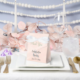 水の色赤面セージ結婚グリーン'sありがとう フェイバーボックス