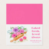 水の色転がのピンバラパティシシェフベイカー 名刺 (外部フラット)