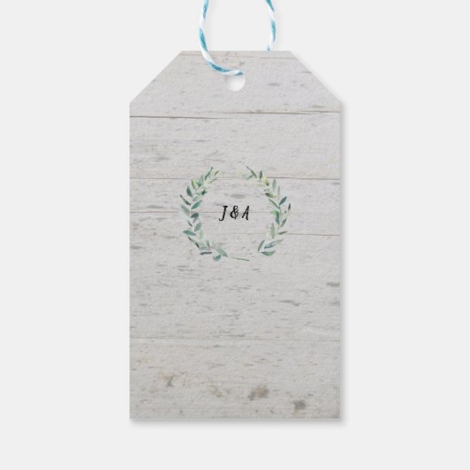 水の色離れの素朴な木ありがとうござ結婚う ギフトタグ (裏面)