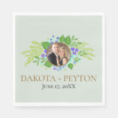 水の色離れの08eのディナ結婚ーナプキン スタンダードランチョンナプキン (正面)