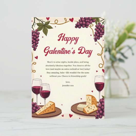 水の色魅力的ワイン&チーズガレンティンの日 シーズンカード (スタンド正面)