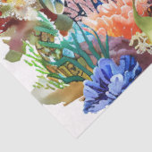 水の色鮮やかウミガメのデコップページ 薄葉紙 (詳細)