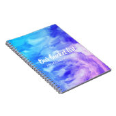 水の色鮮やか私たちのバケットリストカップル記念のカップル ノートブック (右側)