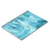 水の色鮮やか私たちのバケットリストカップル記念のカップル ノートブック (左側)