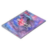 水の色鮮やか私たちのバケットリストカップル記念のカップル ノートブック (左側)