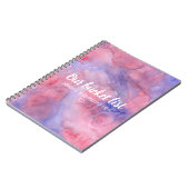 水の色鮮やか私たちのバケットリストカップル記念のカップル ノートブック (左側)