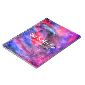 水の色鮮やか私たちのバケットリストカップル記念のカップル ノートブック (左側)