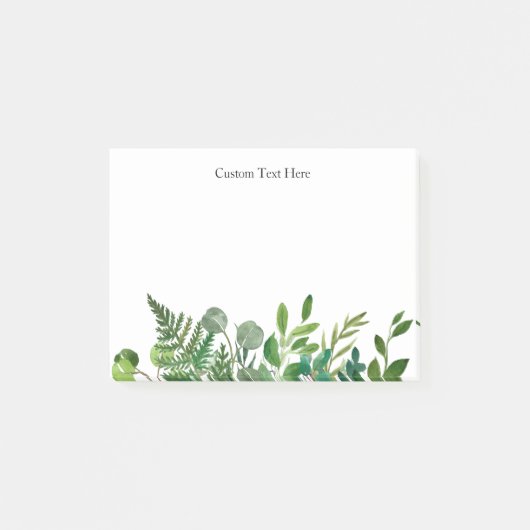 水の色鮮やか緑カスタムの文字ポスト – it No ポストイット (正面)