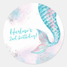 水の色2海の人魚の誕生日パーティー