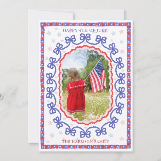 水の色7月の4th愛国弓米国 シーズンカード (正面)