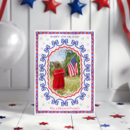 水の色7月の4th愛国弓米国 シーズンカード