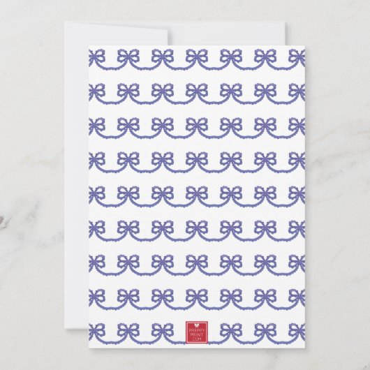 水の色7月の4th愛国弓米国 招待状 (裏面)