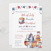 水の色7月ブランチの4th 招待状 (正面/裏面)