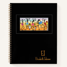 水の色,アフリカアートハートウォーミングダンス ノートブック