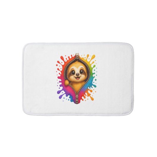 水の色(スロース) バスマット (正面)