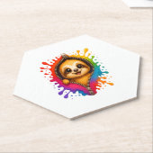 水の色（スロース） ペーパーコースター (アングル)