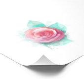 水の色_バラ フォトプリント            (角)