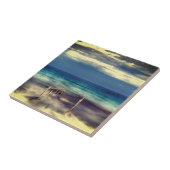 水の色，ビーチと海，空 タイル (側面)