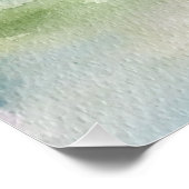 水の色、ベトナム、ニンビン省の風景 ポスター (コーナー)