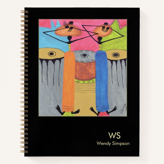 水の色、幸せの色 ノートブック (正面)