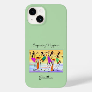 水の色、抽象芸術表現の幸せ Case-Mate iPhone 14ケース