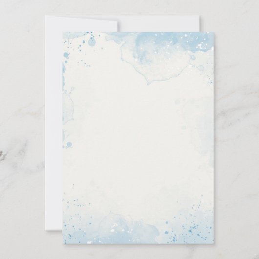 水の色、母の愛で開花、母の日ブランチ 招待状 (裏面)